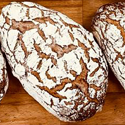 Pain aux noix tigré